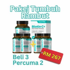 3 Biotin C+ ( Beli 3 Percuma 2 )