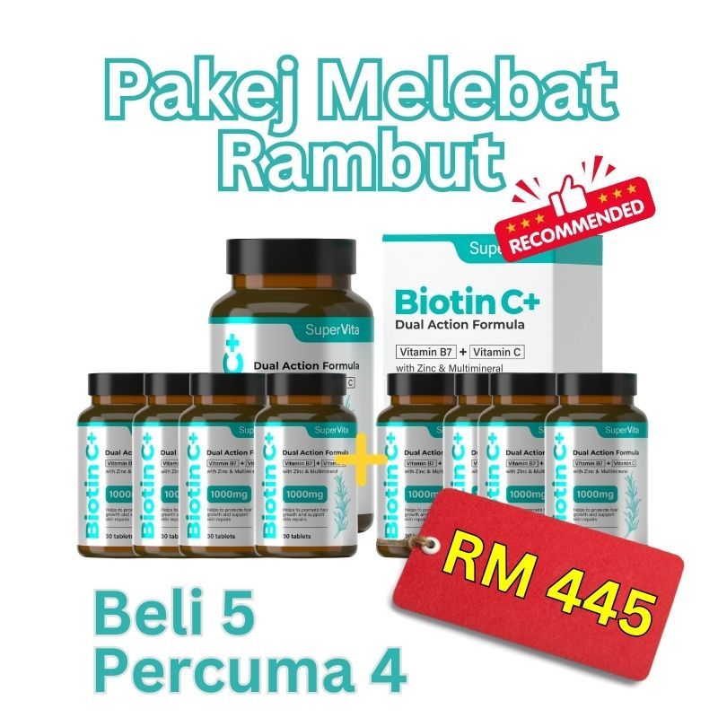 5 Biotin C+ ( Beli 5 Percuma 4 )